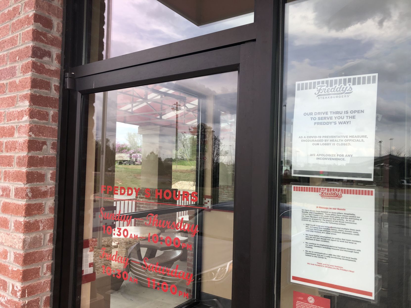 Signs of the times of the COVID-19 pandemic in Lee County.